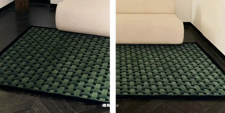UNDERLAND Qingdu Green Rectangular Rug from UNDERLAND