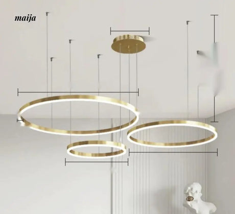 GVG French Style Minimalistic Ring Ceiling Lamp from GVG