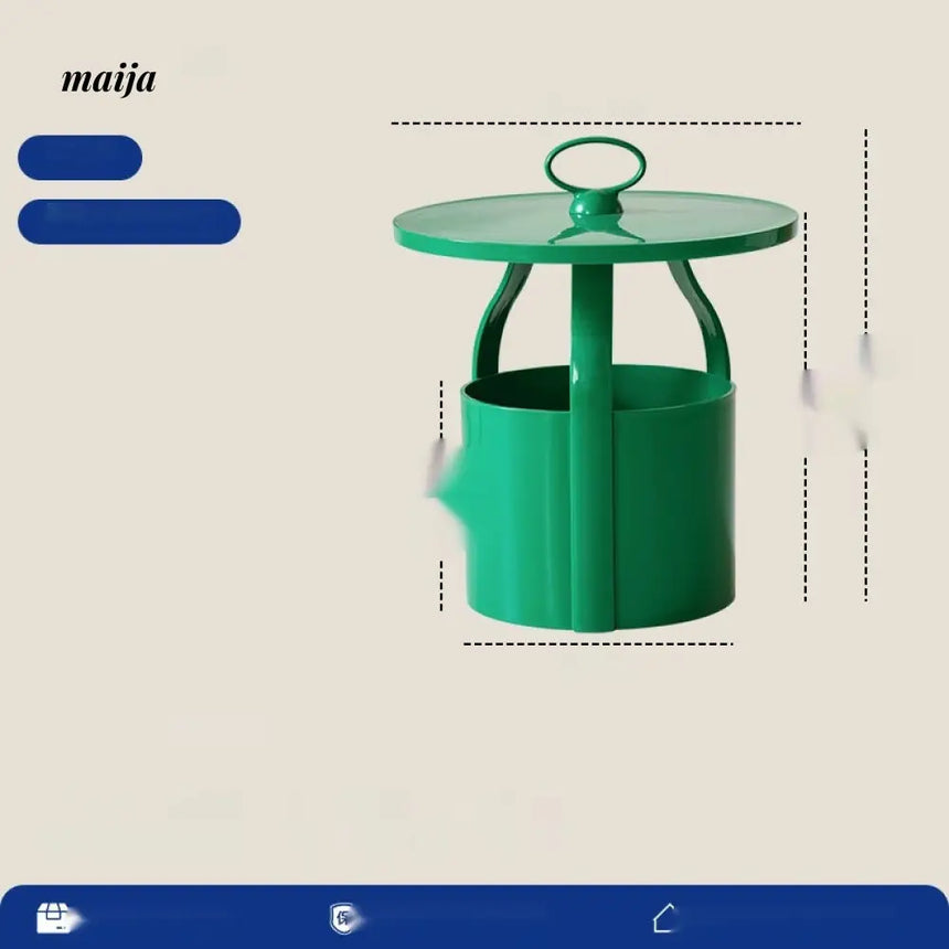 LOWERLEFT Cream Modern Side Table from HOBBYTREE