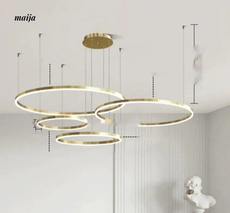 GVG French Style Minimalistic Ring Ceiling Lamp from GVG