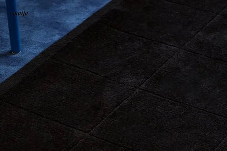 UNDERLAND Pure Black Rectangular Rug from UNDERLAND