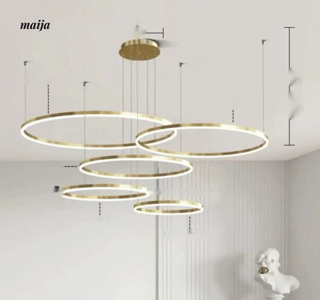 GVG French Style Minimalistic Ring Ceiling Lamp from GVG