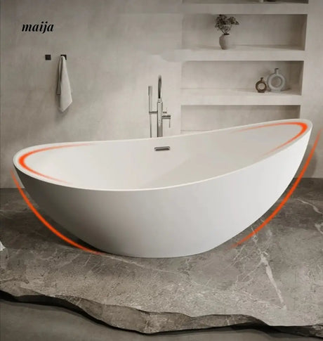 Crescent Free Standing Bathtub from maija