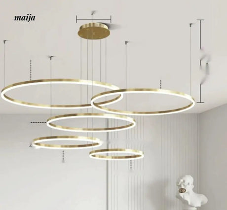 GVG French Style Minimalistic Ring Ceiling Lamp from GVG