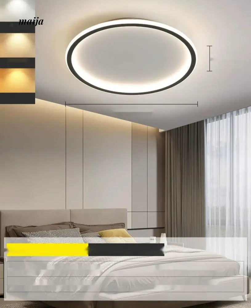 GVG LED Ultra Thin Ring Ceiling Light from GVG
