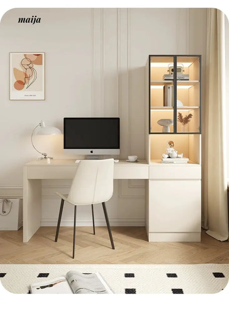 Tasnim Desk with Shelves from maija