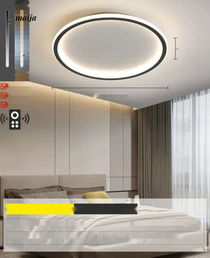 GVG LED Ultra Thin Ring Ceiling Light from GVG