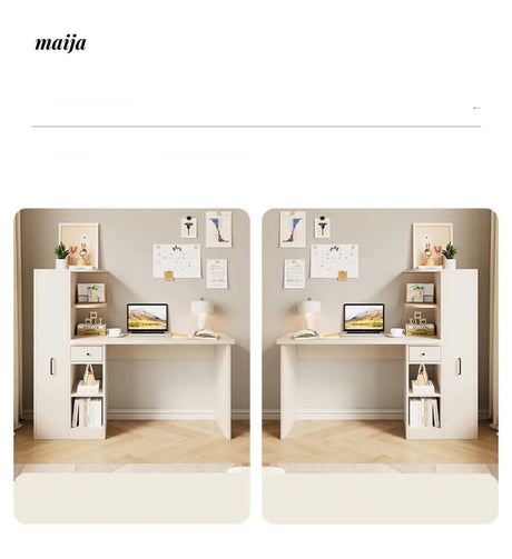 Sumaya Desk with Shelves from maija