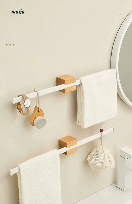 NHSJ Bilateral Hanging Rod Towel Rack from NHSJ
