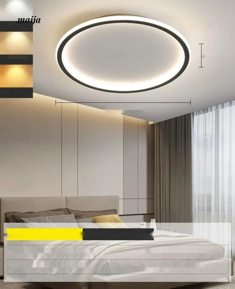 GVG LED Ultra Thin Ring Ceiling Light from GVG