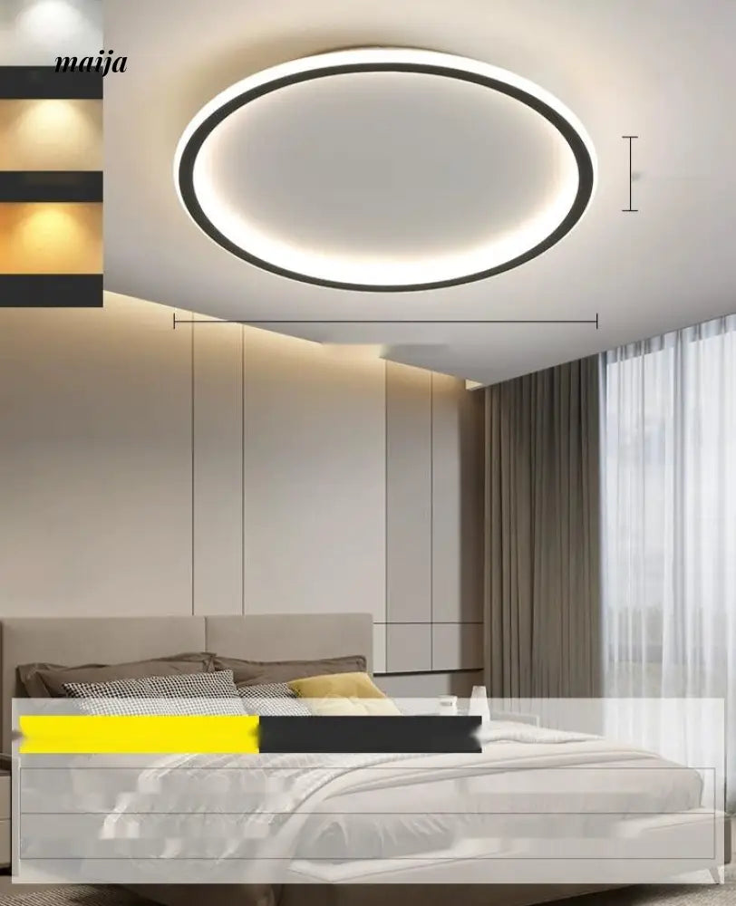 GVG LED Ultra Thin Ring Ceiling Light from GVG