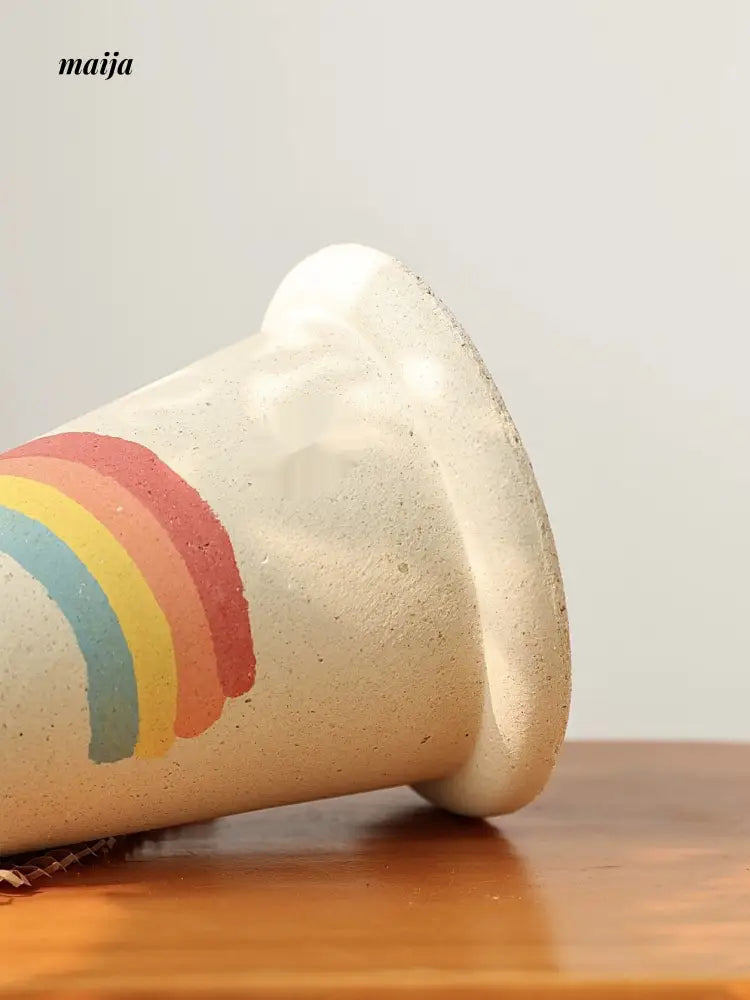 KERRY Handmade Rainbow Flower Pot
