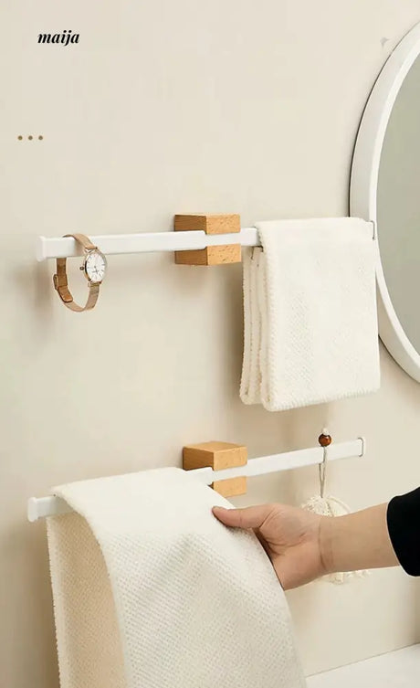 NHSJ Bilateral Hanging Rod Towel Rack from NHSJ