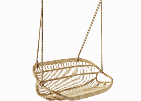 RATTAN FURNITURE Akihiro Cozy Double Cradle Hanging Basket from RATTAN FURNITURE