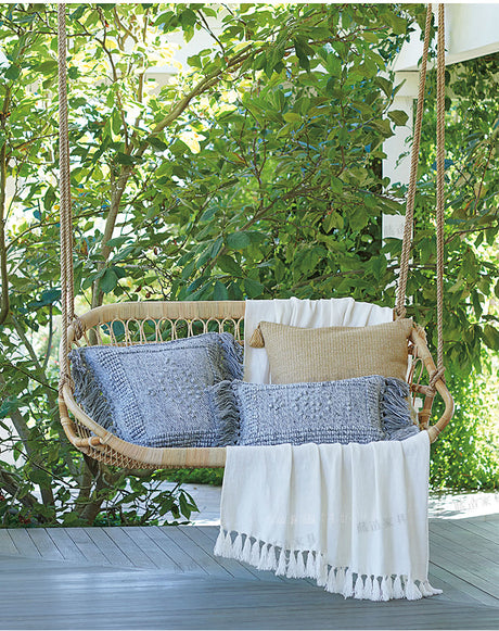 RATTAN FURNITURE Akihiro Cozy Double Cradle Hanging Basket from RATTAN FURNITURE