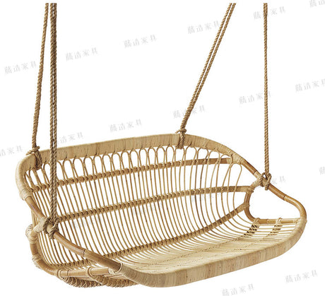 RATTAN FURNITURE Akihiro Cozy Double Cradle Hanging Basket from RATTAN FURNITURE