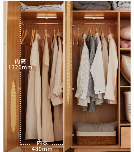 RATTAN FURNITURE Akihiro Modern Minimalist Wardrobe Unit from RATTAN FURNITURE