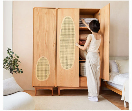 RATTAN FURNITURE Akihiro Modern Minimalist Wardrobe Unit from RATTAN FURNITURE