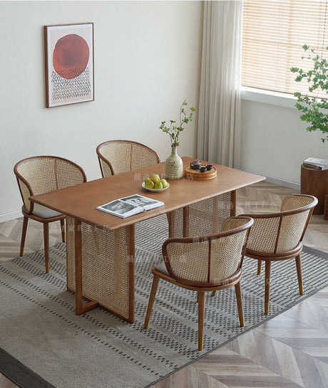 RATTAN FURNITURE Akihito Elegant Natural Wooden Highchair from RATTAN FURNITURE