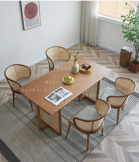 RATTAN FURNITURE Akihito Elegant Natural Wooden Highchair from RATTAN FURNITURE