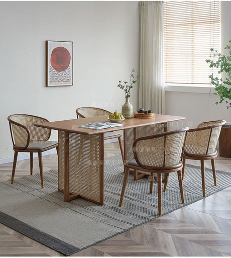 RATTAN FURNITURE Akihito Elegant Natural Wooden Highchair from RATTAN FURNITURE