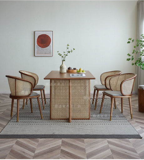 RATTAN FURNITURE Akihito Elegant Natural Wooden Highchair from RATTAN FURNITURE