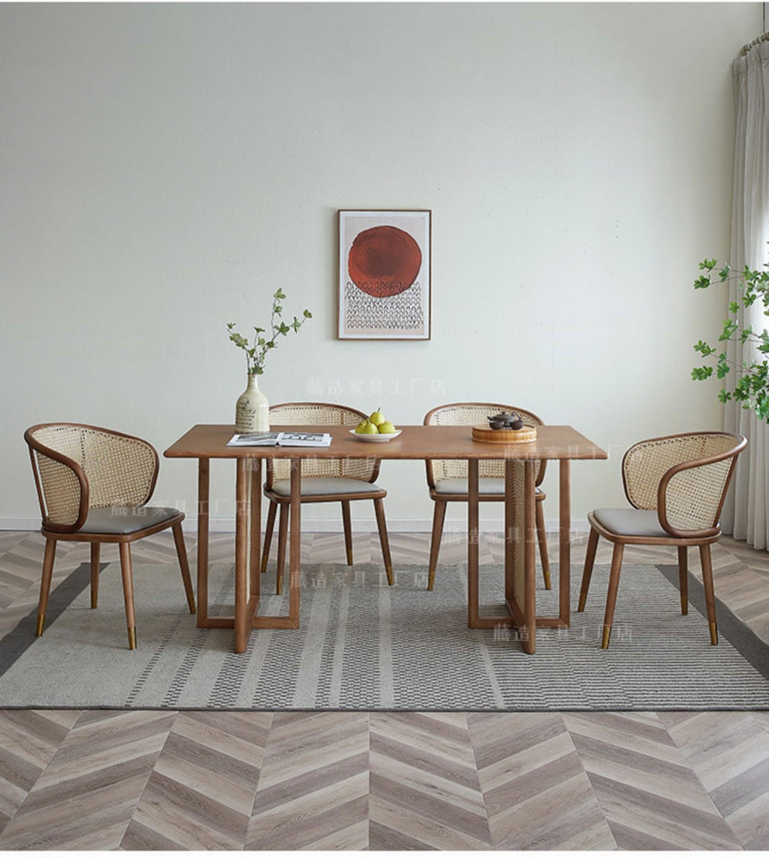 RATTAN FURNITURE Akihito Elegant Natural Wooden Highchair from RATTAN FURNITURE