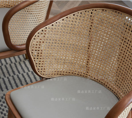 RATTAN FURNITURE Akihito Elegant Natural Wooden Highchair from RATTAN FURNITURE