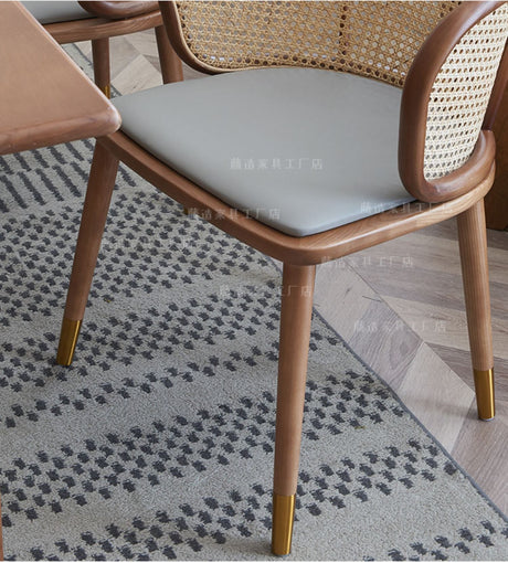 RATTAN FURNITURE Akihito Elegant Natural Wooden Highchair from RATTAN FURNITURE