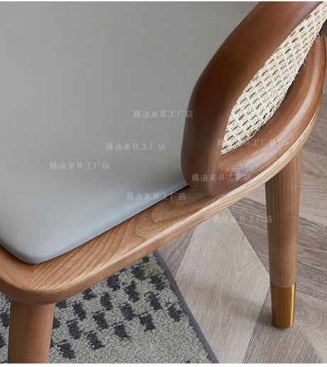 RATTAN FURNITURE Akihito Elegant Natural Wooden Highchair from RATTAN FURNITURE