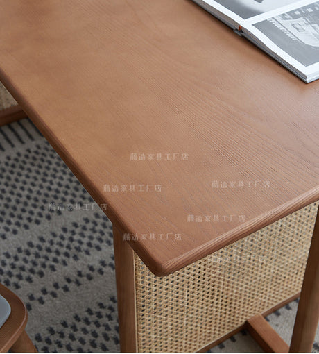 RATTAN FURNITURE Akihito Elegant Natural Wooden Highchair from RATTAN FURNITURE