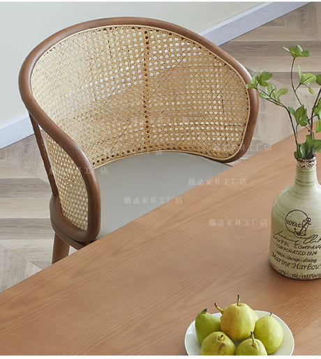 RATTAN FURNITURE Akihito Elegant Natural Wooden Highchair from RATTAN FURNITURE