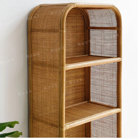 RATTAN FURNITURE Akira Elegant Minimalist Bookshelf Storage System from RATTAN FURNITURE