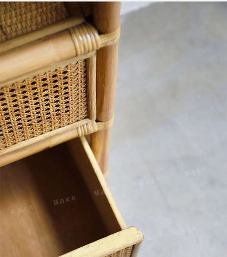 RATTAN FURNITURE Akira Elegant Minimalist Bookshelf Storage System from RATTAN FURNITURE