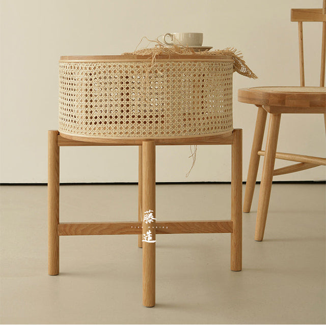RATTAN FURNITURE Alhambra Rustic Natural Wood Side Cabinet from RATTAN FURNITURE