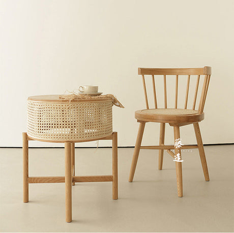RATTAN FURNITURE Alhambra Rustic Natural Wood Side Cabinet from RATTAN FURNITURE