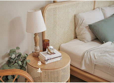 RATTAN FURNITURE Alhambra Rustic Natural Wood Side Cabinet from RATTAN FURNITURE