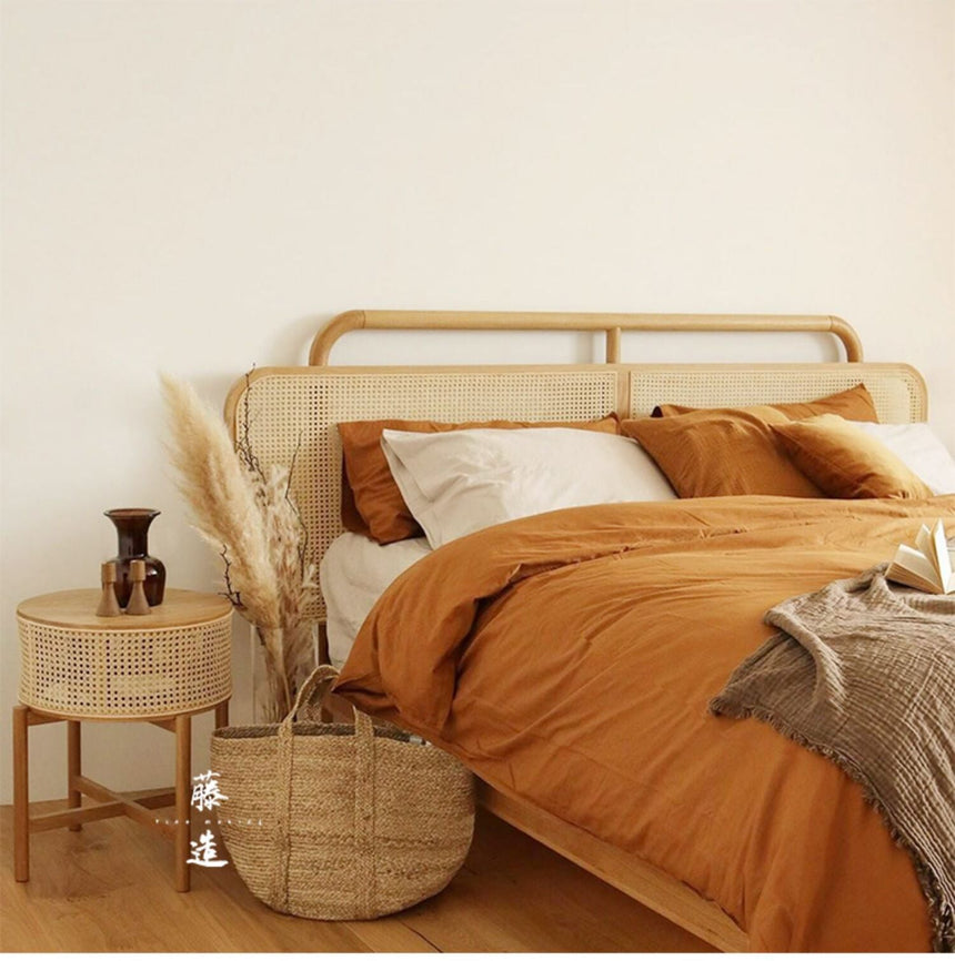 RATTAN FURNITURE Alhambra Rustic Natural Wood Side Cabinet from RATTAN FURNITURE