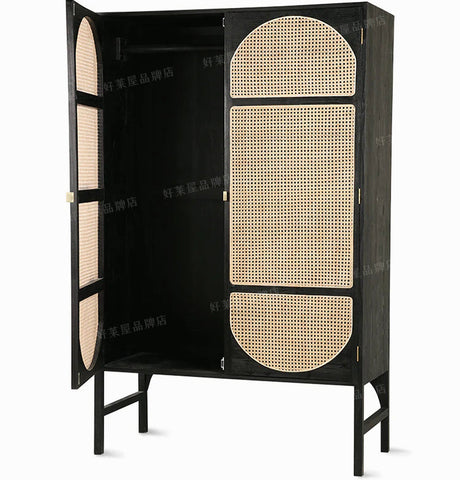 RATTAN FURNITURE Amara Elegant Retro Wardrobe from RATTAN FURNITURE