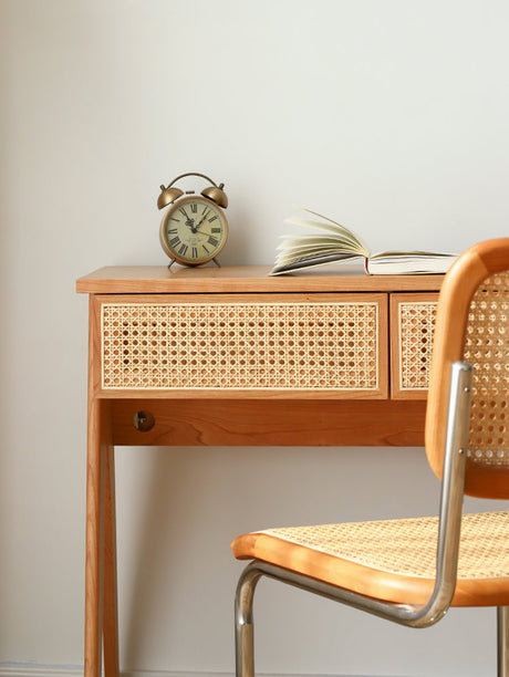 RATTAN FURNITURE Araceli Chic Modern Minimalist Desk from RATTAN FURNITURE