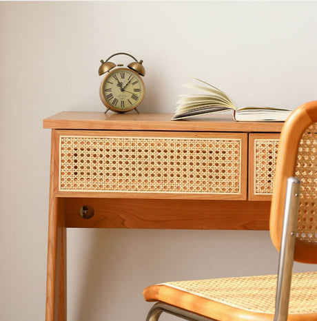 RATTAN FURNITURE Araceli Chic Modern Minimalist Desk from RATTAN FURNITURE