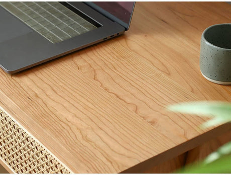 RATTAN FURNITURE Araceli Chic Modern Minimalist Desk from RATTAN FURNITURE