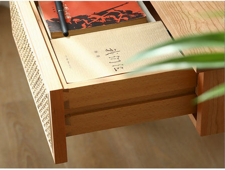 RATTAN FURNITURE Araceli Chic Modern Minimalist Desk from RATTAN FURNITURE