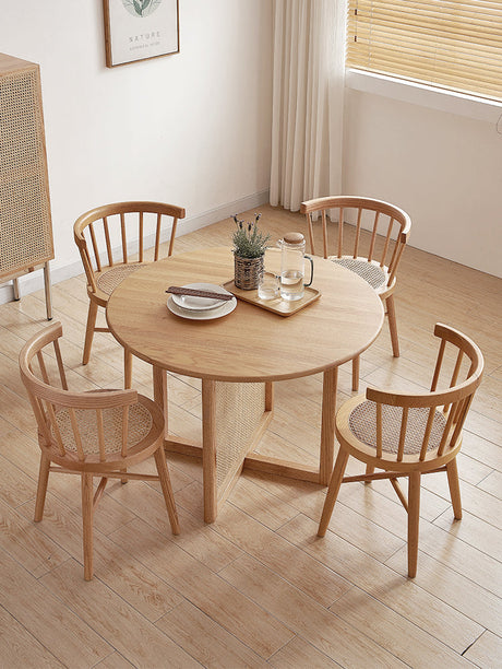 RATTAN FURNITURE Asahikawa Natural Wood Multi-Functional High Chair from RATTAN FURNITURE