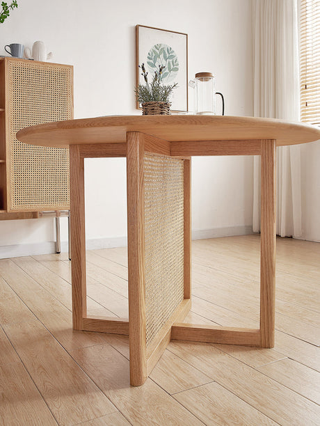 RATTAN FURNITURE Asahikawa Natural Wood Multi-Functional High Chair from RATTAN FURNITURE