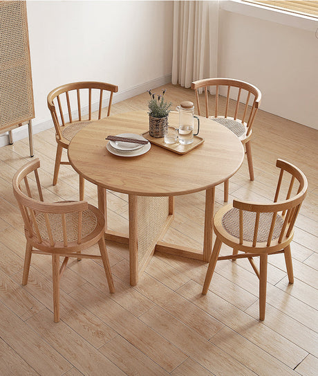 RATTAN FURNITURE Asahikawa Natural Wood Multi-Functional High Chair from RATTAN FURNITURE