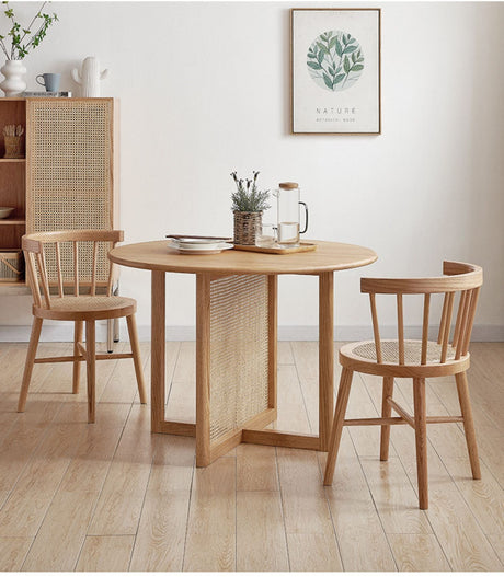 RATTAN FURNITURE Asahikawa Natural Wood Multi-Functional High Chair from RATTAN FURNITURE