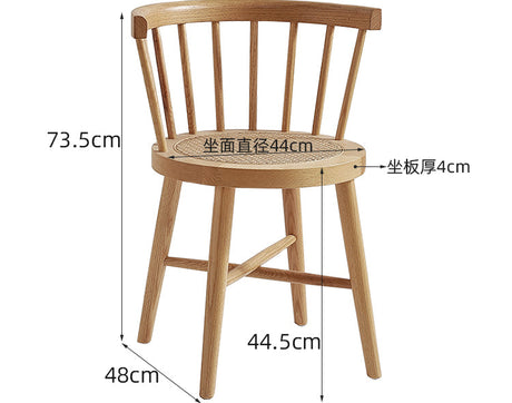 RATTAN FURNITURE Asahikawa Natural Wood Multi-Functional High Chair from RATTAN FURNITURE