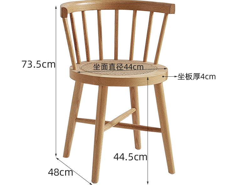 RATTAN FURNITURE Asahikawa Natural Wood Multi-Functional High Chair from RATTAN FURNITURE