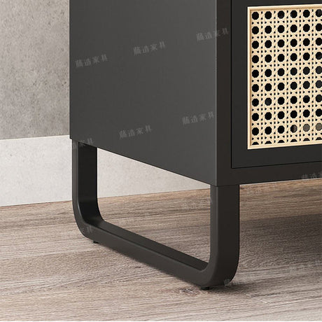 RATTAN FURNITURE Athenian Cushioned Solid Wood Nightstand from RATTAN FURNITURE